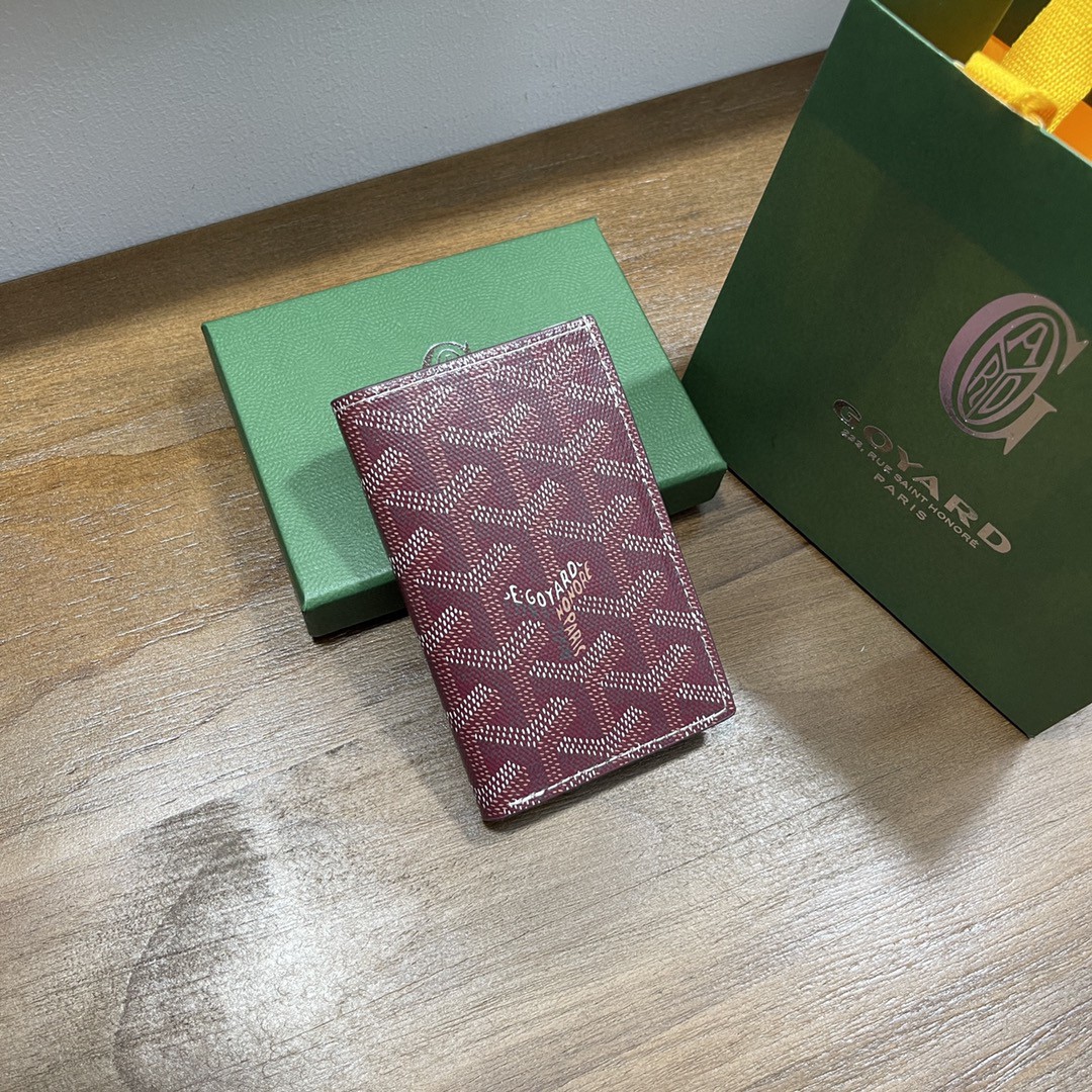 Goyard wallet_wine