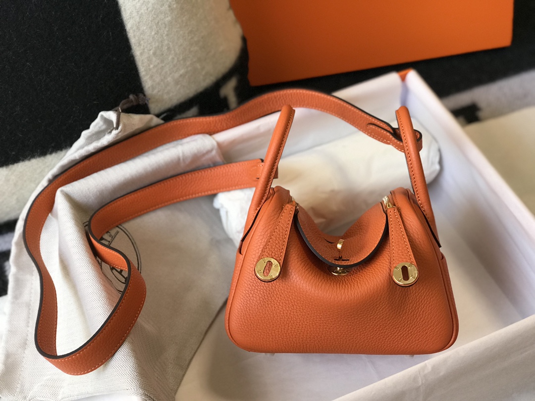 HERMES mini lindy_orange