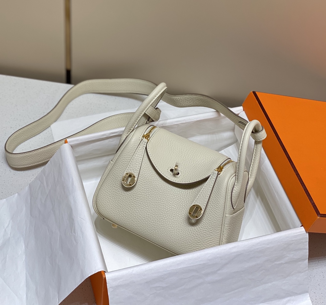 HERMES mini lindy_white