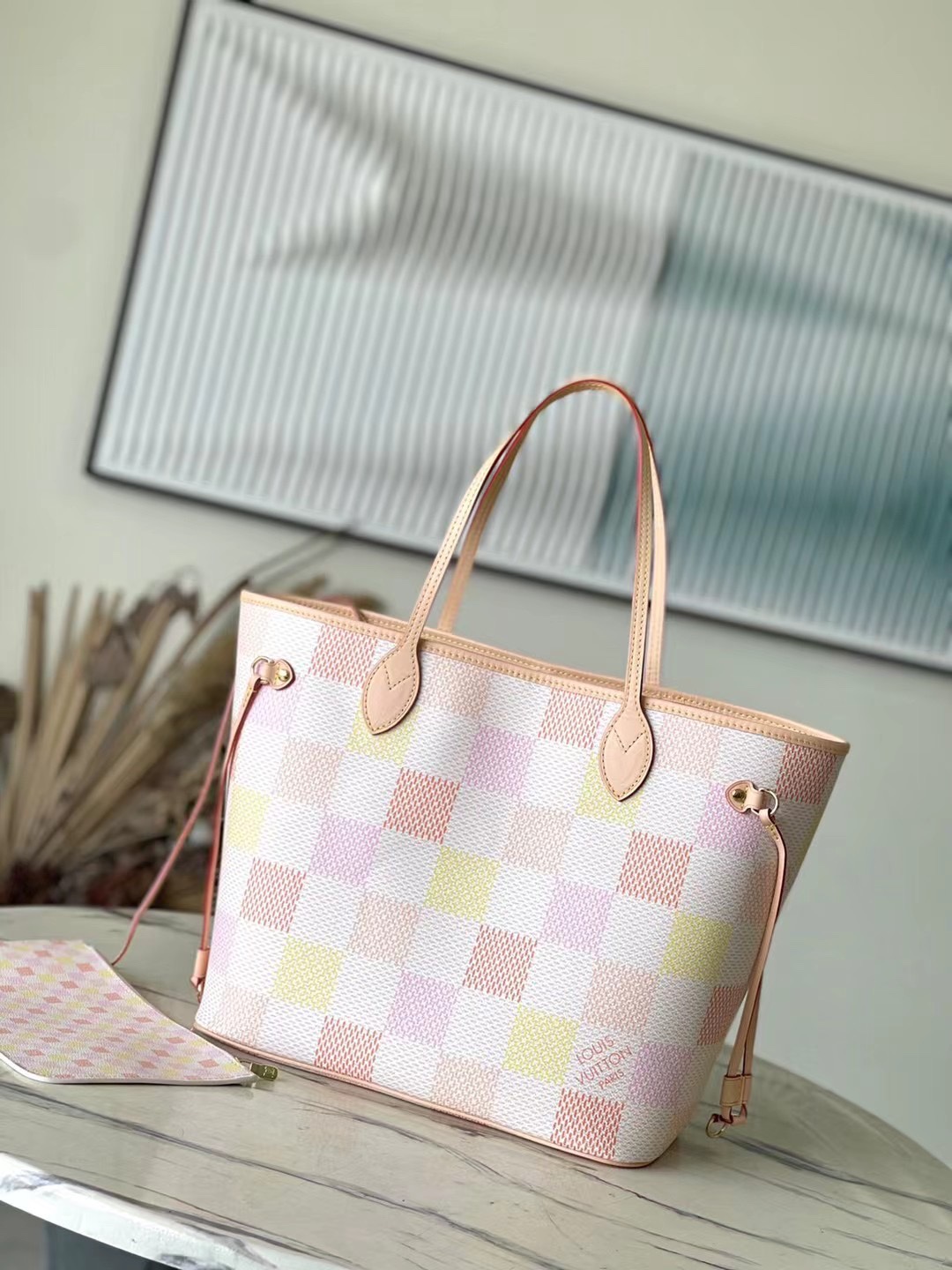 LV  NEVERFULL_Beige