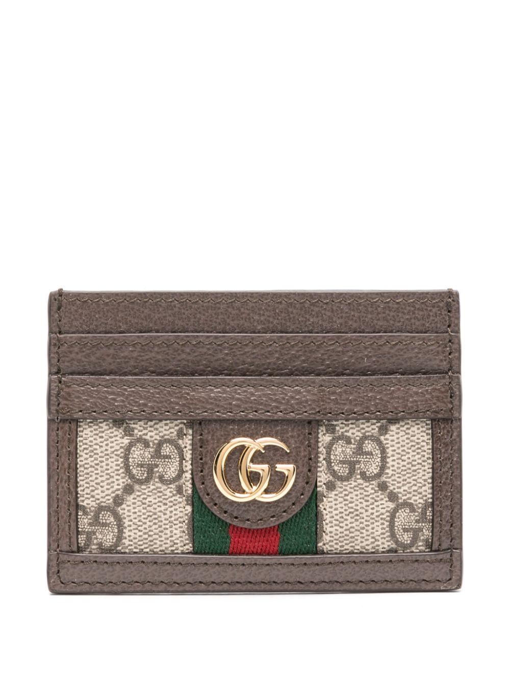 Gucci GG Marmont Card Wallet(10)_Brown