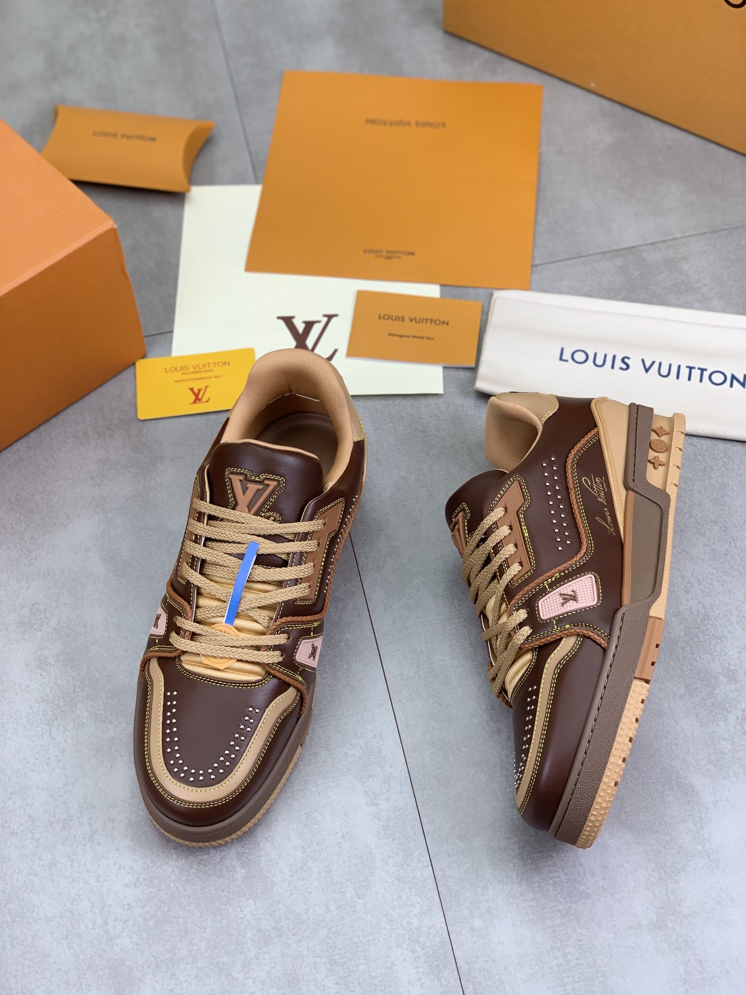 LV_Skate Shoes_Chocolate