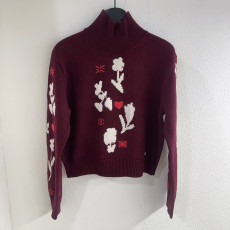 Chanel Sweater_wine