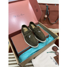 Loro Piana Summer Charm Walk Loafers_Dark Brown