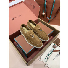 Loro Piana Summer Charm Walk Loafers_Light Brown