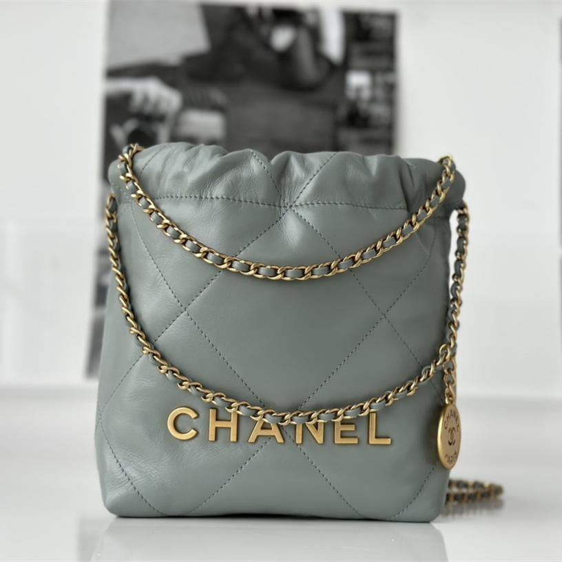 CHANEL 22 BAG_mint