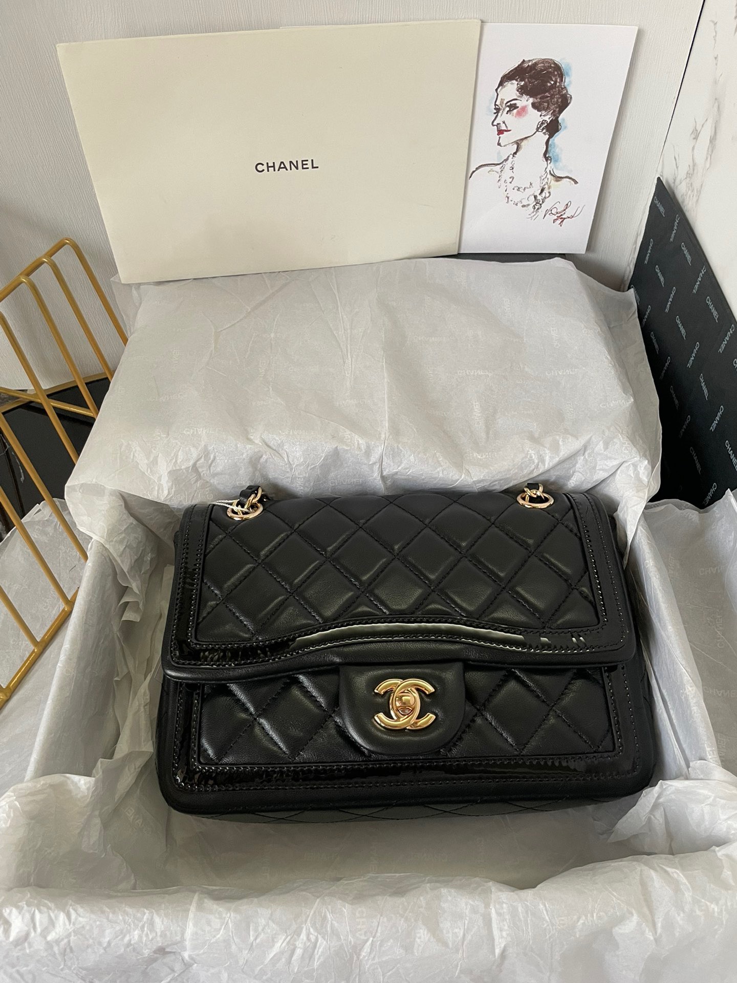 Chanel Flap Bag_black